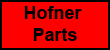 Hofner guitar parts, vintage replacement scratch plates